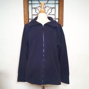 Calvin Klein Fleece Jacket Athletic Navy Blue size XL